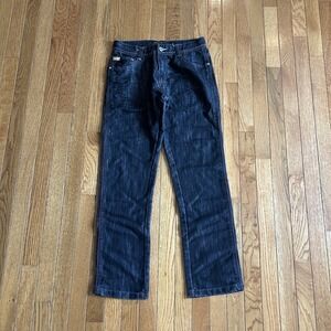 Southpole Jeans Men's Size 30 Y2K Black Dark Wash Wide Leg Baggy Hip Hop